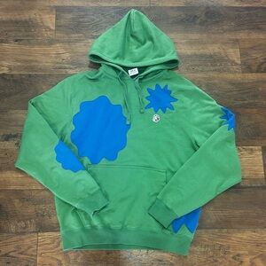 BILLIONAIRE BOYS CLUB BBC STARS HOODIE JUNIPER OVERSIZED